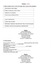 English Worksheet: Perfect - personality adjectives