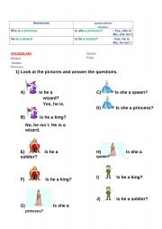 English Worksheet: Verb to be: IS ( sentences/ direct questions /short answers)
