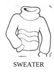English Worksheet: clothes