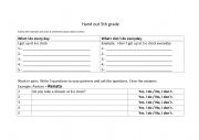 English Worksheet: present simple