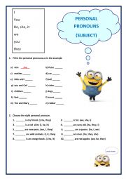 English Worksheet: HOMEWORK