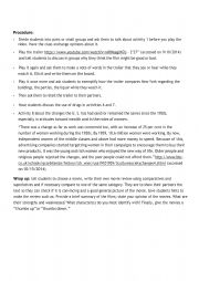 English Worksheet: Gatsby - Comparatives and Superlatives