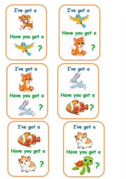 English Worksheet: Game have got vs has got