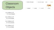 English Worksheet: Classroom Objects