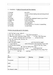 English worksheet: The Twits Final Questionnaire