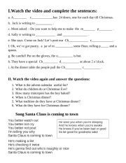 English Worksheet: Christmas in Great Britain