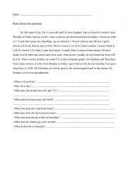 English Worksheet: Past Simple and Past Progressive