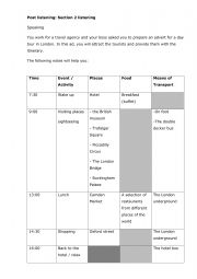 Module 3 section 2 Listening 3rd year secondary education