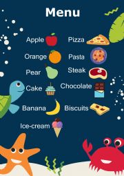 Food menu