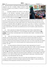 English Worksheet: Test for 12th grade Moroccan 2nd year bac 