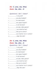 DO DOES