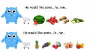 English Worksheet: He would like speaking