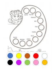 English Worksheet: Colors