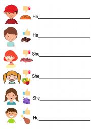 Food  likes and dislikes