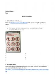 English Worksheet: Aviation English