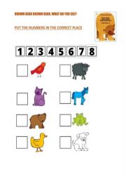 English Worksheet: Brown bear order