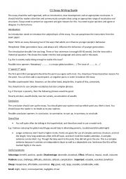 English Worksheet: Cambridge C1 essay writing guide