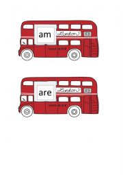 English Worksheet: am,is,are 