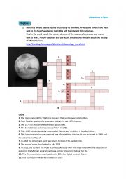 English Worksheet: Adventure in space