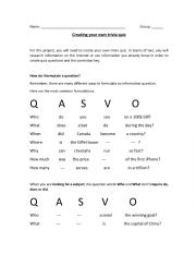 English Worksheet: Trivia