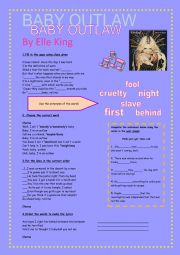 Baby Outlaw by Elle King