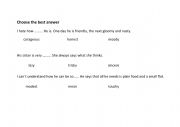 English Worksheet: 5-minute English