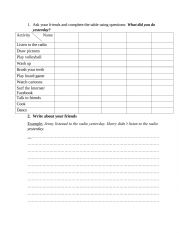English Worksheet: english worksheet