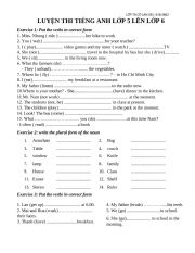 ENGLISH EXAM GRADE 5
