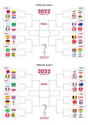 English Worksheet: matches schedule