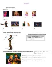 English Worksheet: TANGLED 