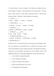 Ten text for reading