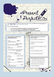 Present Perfect Tense