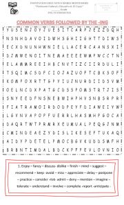 ING VS INFINITIVE