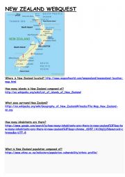 New Zealand webquest