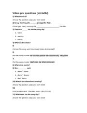 English Worksheet: Daily activities Rapunzel