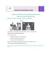 English Worksheet: Writing an email