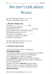 Encanto We don�t talk about Bruno