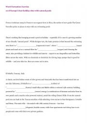 English Worksheet: Word Formation
