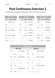 Conjugation Worksheet 