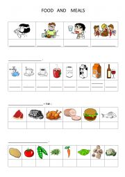 FOOD vocabulary + answers