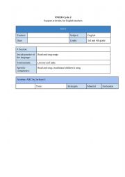 English Worksheet: Read and sing traditional songs