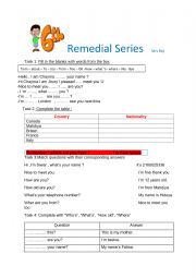 remedial series