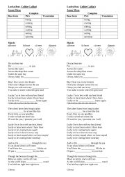 English Worksheet: Lucky - Jason marz