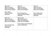 English Worksheet: COUNTRIES AND NATIONALITY PRACTICE