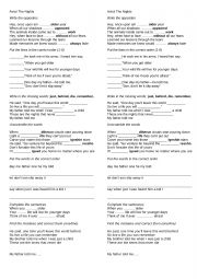 English Worksheet: The Night - Avicci