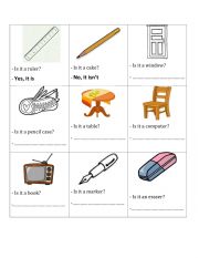 English Worksheet: Yes/No questions with to be