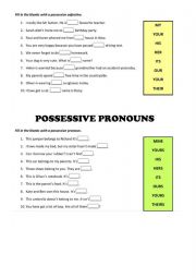 possessives