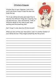 English Worksheet: ottoline and the yellow cat