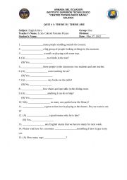 English Worksheet: THERE IS / THERE ARE