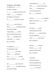 English Worksheet: Fill in the blank 